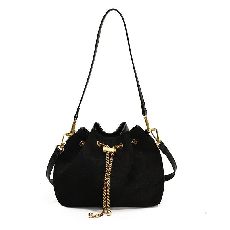 Sac Bandoulière Suédine Nomade