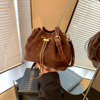 Sac Bandoulière Suédine Nomade