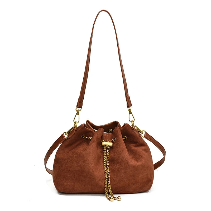 Sac Bandoulière Suédine Nomade