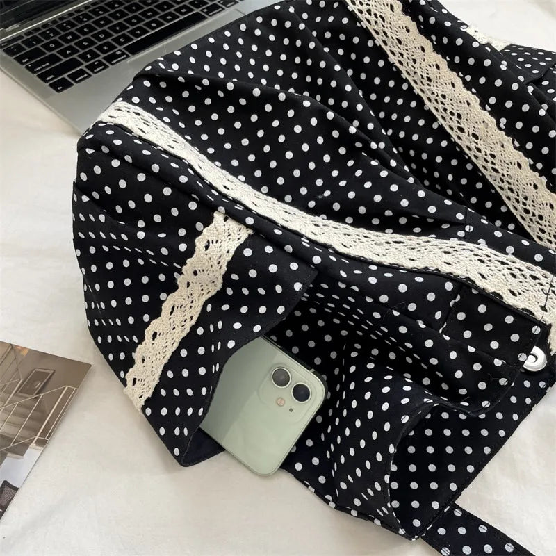 Cabas Toile Dentelle Vintage